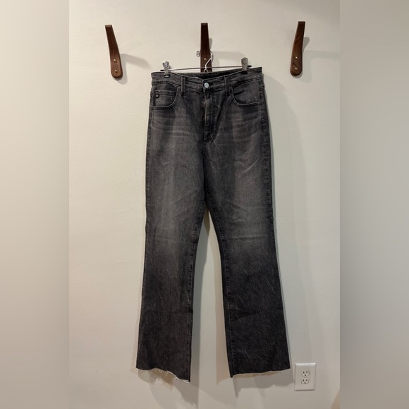 NWT AG Jeans Alexxis Boot High-Rise Vintage in Tarmac Faded Black Size 31R - Picture 7 of 12